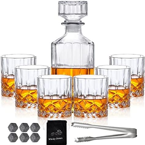 Lighten Life Whisky Decanter Sets Italian Style Decanter Set With