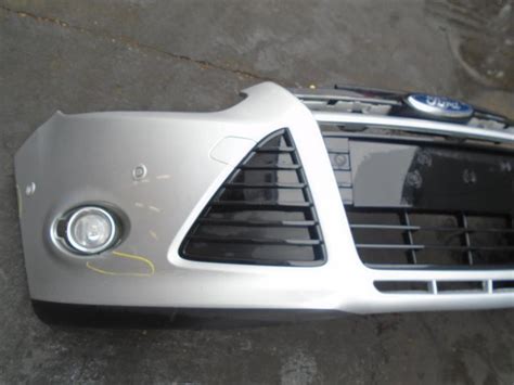 Ford Focus 2011 2015 Front Bumper With Fogs Moondust Silver BM5117757AFZJAC