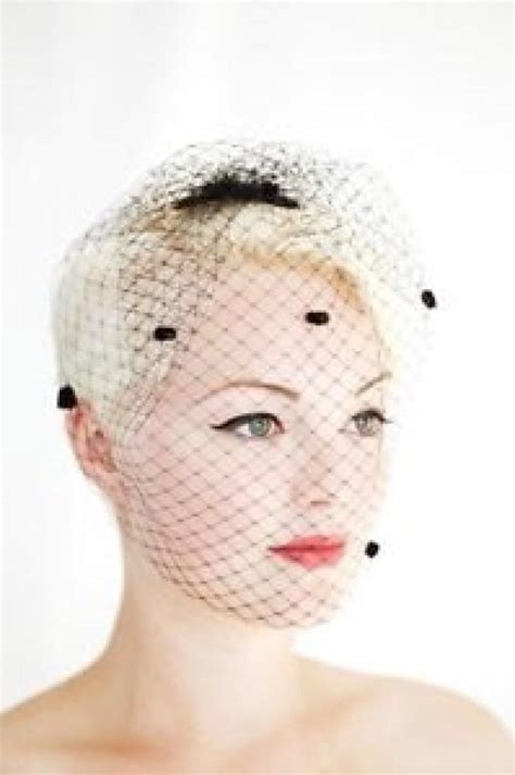 New Vintage S S Style Black Or Cream Birdcage Veil Hat Eye