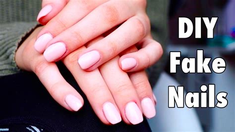 Diy Easy Fake Nails Youtube