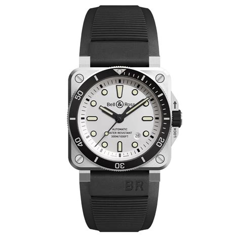 Jam Tangan Bell Ross Br Diver White Intime