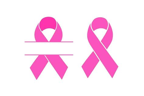 Pink Cancer Ribbon Designs SVG PNG Bundle Cricut Stickers Crafting Laser Files Awareness - Etsy