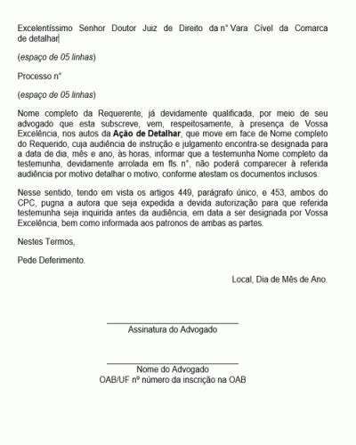 Declaracao De Testemunha Comprovando A Guarda De Menor Modelo De