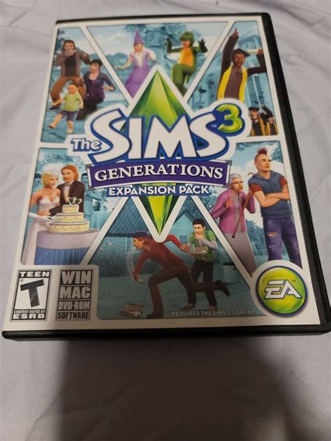 The Sims 3 Generations Pc Mac Game Complete 2011 Expansion Pack Ea