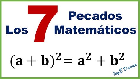 Los 7 errores más comunes en matemática que nunca deben cometer YouTube