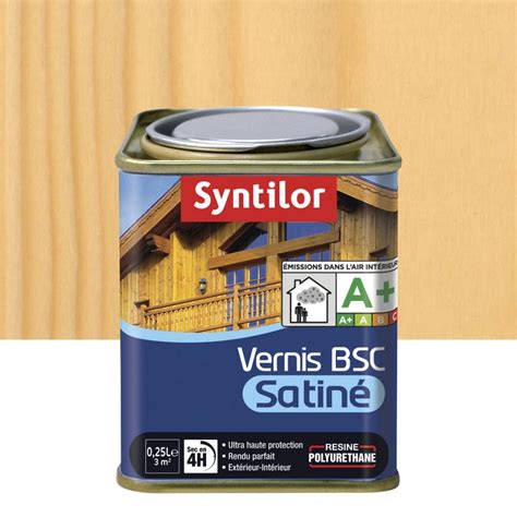 Syntilor Vernis Bois Ext Rieur Syntilor Incolore Satin L