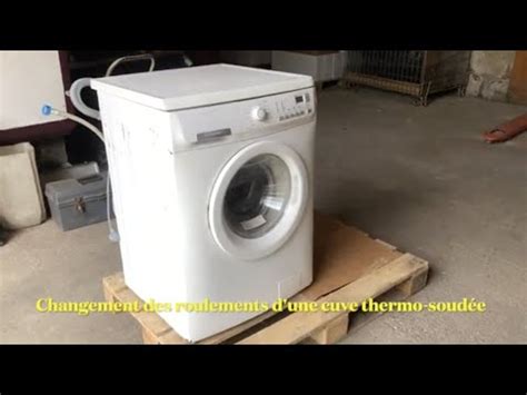 Comment changer les roulements de son lave linge à cuve non démontable