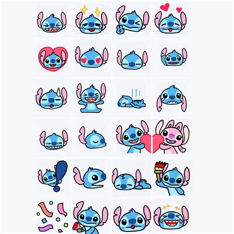 Stitch Disney On Instagram Emoji Stitch Stitchartwork Stitch