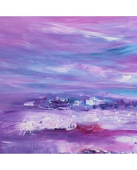 Tableau Abstrait Rose Mauve Peint La Main Par L Artiste Peintre Me