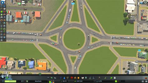 This Is How I Often Like To Build Multi Lane Roundabouts Using Tm Pe And The Intersection