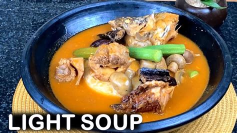 Light Soup How To Make Ghanaian Assorted Meat And Fish Light Soup