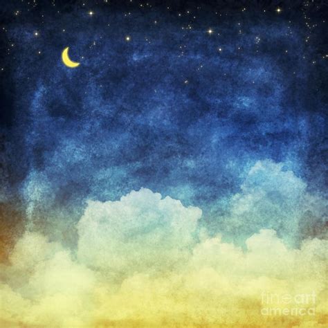 Cloud And Sky At Night Painting By Setsiri Silapasuwanchai Clouds