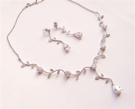 Bridal Necklace Vine Necklace Wedding Necklace Pearl Bridal Etsy