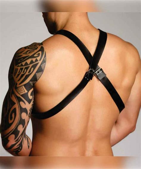 Arreio Masculino Em Couro Sint Tico Aline Lingerie