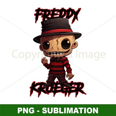 Freddy Krueger Chibi - Nightmare-Inducing Sublimation Digita - Inspire ...