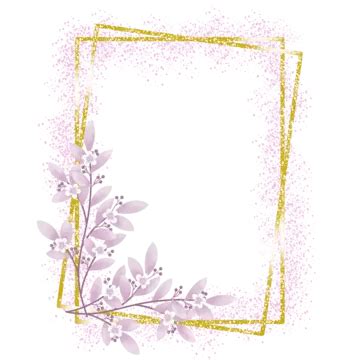 Gold Rectangle Frame Vector Art Png Gold Flower Frame Rectangle Gold