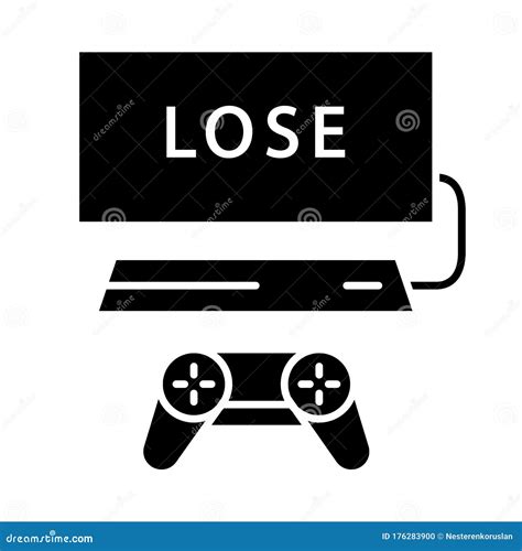 Losing Game Glyph Icon Stock Vector Illustration Of Esports 176283900