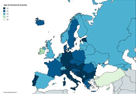 European Countries By Age Of Consent 4592x3196 Rmapporn