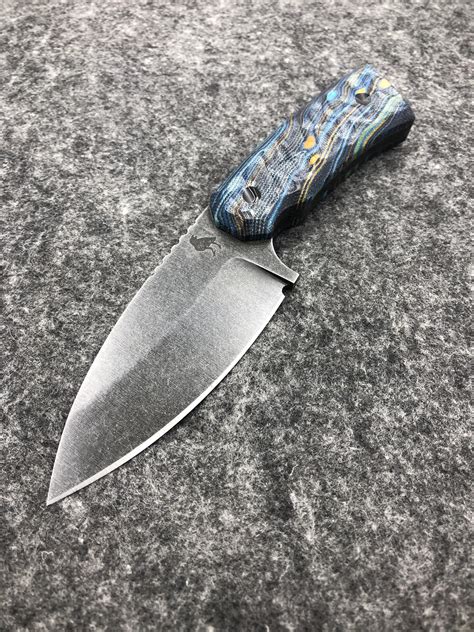 Finished Up This Spear Point Hunter This Last Week 80crv2 With Micarta