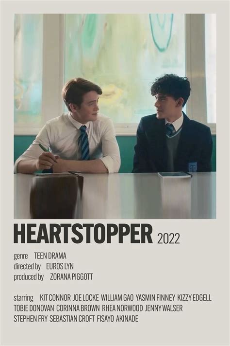 heartstopper en 2022 Carteles minimalistas de películas Pósteres de