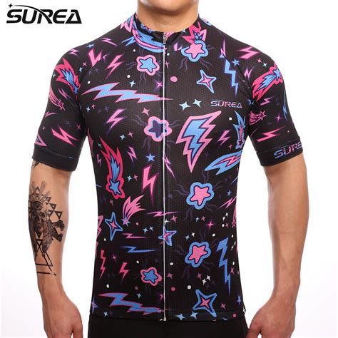 Surea Estilo Transpirable Ciclismo Jersey Verano Mtb Bicicletas