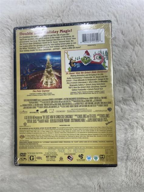 THE POLAR EXPRESS How The Grinch Stole Christmas DVD 1966 13 15