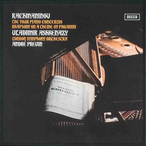 Test Schallplatte Komponist Sergei Rachmaninov Interpret Vladimir