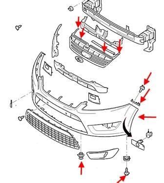 How To Remove Front And Rear Bumper Ford Mondeo Mk4 2007 2013 Ford