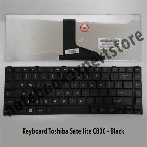 Jual Keyboard Laptop Toshiba Satellite C800 Black Shopee Indonesia