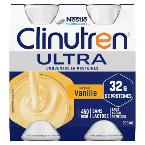 Clinutren Ultra Saveur Vanille De Nestl Health Science X Ml