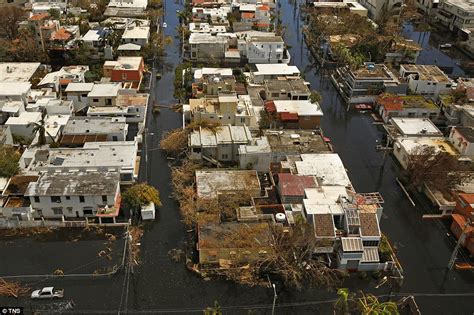 Nasa Satellite Map Reveals The Devastation In Puerto Rico Daily Mail Online