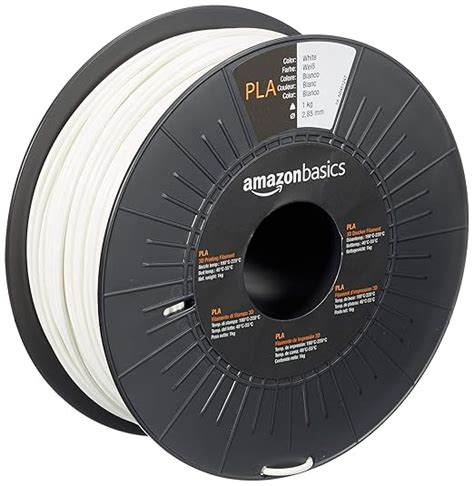 Amazonbasics Pla D Printer Filament Mm White Kg Spool Amazon