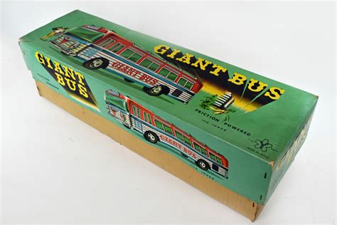 Yonezawa Giant Bus Friction Powered Toy With Box