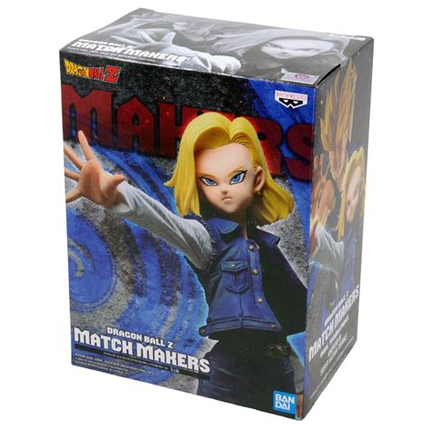 Banpresto Dragon Ball Z Match Makers Android 18 Figure Blue