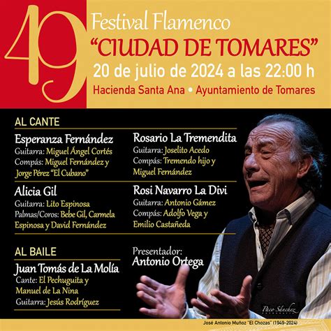 Homenaje a José Antonio Muñoz El Chozas en el Festival Flamenco de