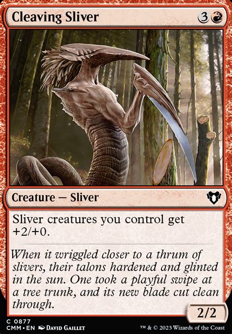 Sliver Swarm CMM Commander EDH MTG Deck