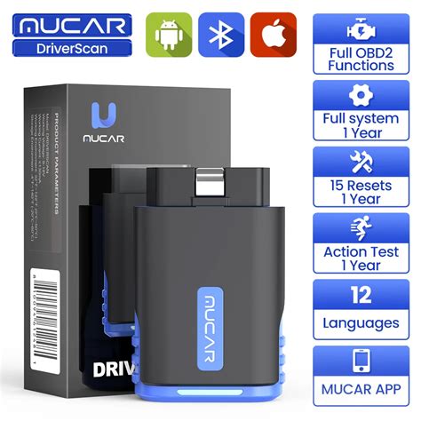 10 100pcs Wholesale MUCAR DriverScan OBD2 Diagnostic Tool Full System