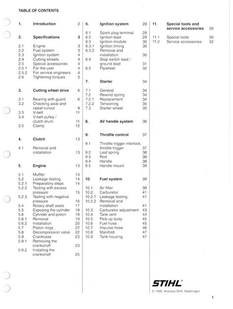 Stihl TS400 service manual | Manuals Online