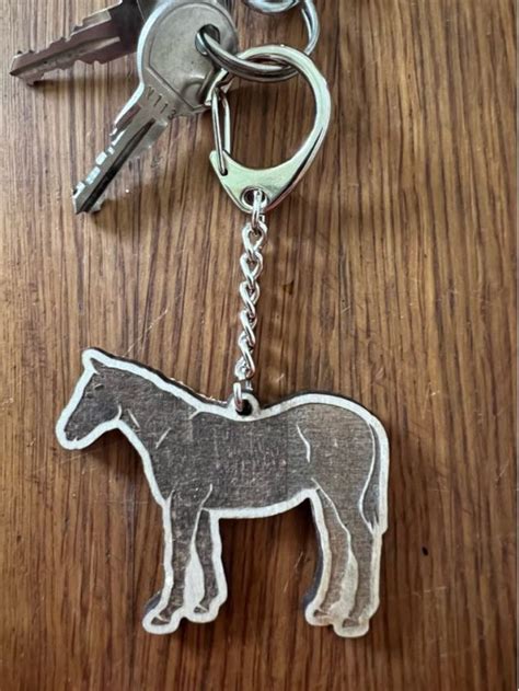 Horse Keyring Ecogreen Equestrian