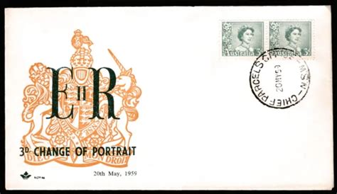 1959 Third Queen Elizabeth Ii 3d Pre Decimal Stamp Royal First Day