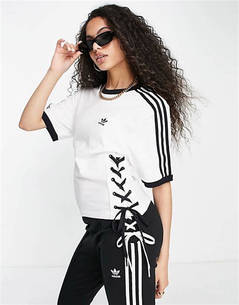 Adidas Originals Always Original Laced T Shirt In White Asos