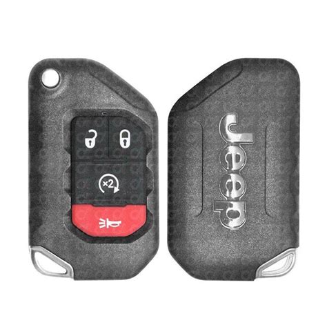 Jeep Wrangler Smart Flip Key Buttons Mhz Aftermarket