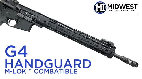 MIDWEST INDUSTRIES G4M SERIES M LOK HANDGUARD BLACK Gerbrand Defense LLC