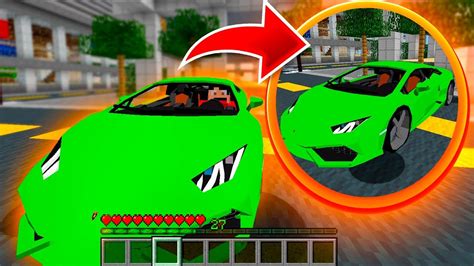 Minecraft SÓ Que Com Carros Realistas Lamborghini Bugatti Ferrari