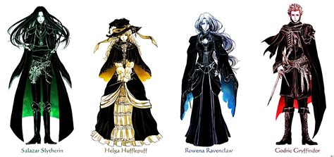 Tags Fanart Harry Potter Pixiv Rowena Ravenclaw Salazar Slytherin