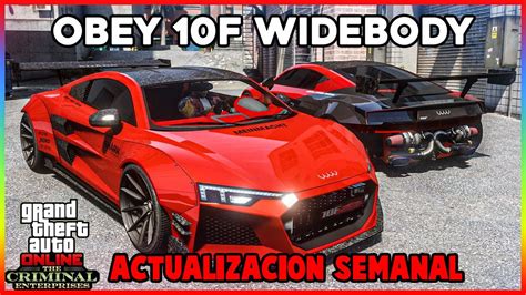 Nuevo Coche Obey F Widebody Y Actualizacion Semana En Gta V Online