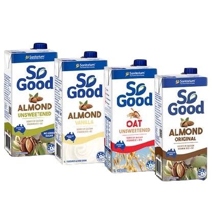 Jual So Good Almond Milk L All Varian Gosend Grab Cargo Shopee