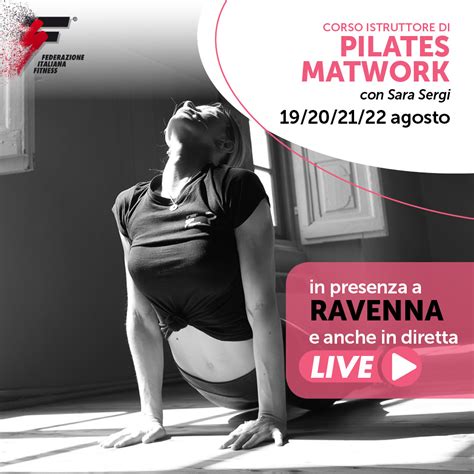 Pilates Matwork Live Fif Federazione Italiana Fitness