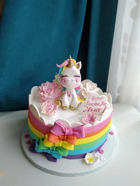 Unicorn Decorated Cake By Tanya Shengarova Cakesdecor