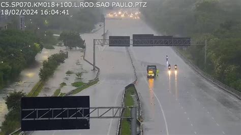 Alagamento Bloqueia Rodovia Ayrton Senna Em SP Mobilidade Sampa